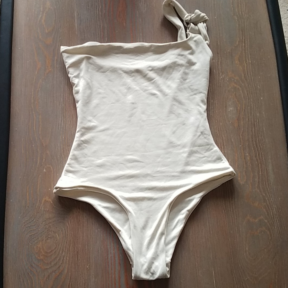 Designer Laura Urbinati One Shoulder Swimsuit/Bodysuit‎